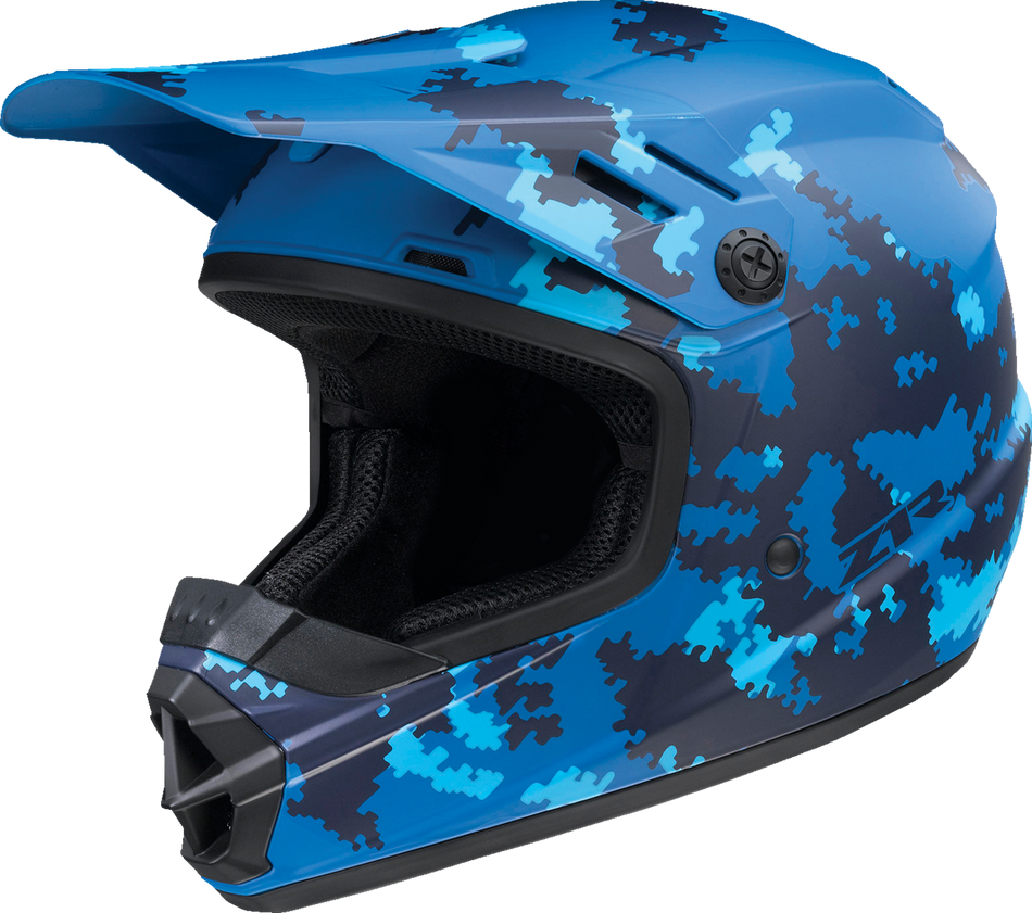 Z1R Youth Rise Helmet - Digi Camo - Blue - Medium 0111-1464