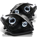 Spyder Honda Prelude 97-01 Projector Headlights LED Halo Black High H1 Low H1 PRO-YD-HP97-HL-BK 5011039