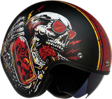 Z1R Saturn Helmet - Devil Made Me - Black/Red - Medium 0104-2818