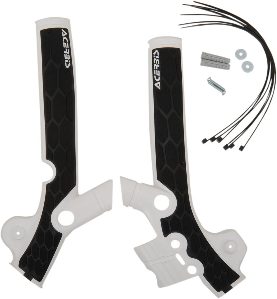 ACERBIS X-Grip Frame Guards - White/Black N/F 09-12 SX 85 2449521035