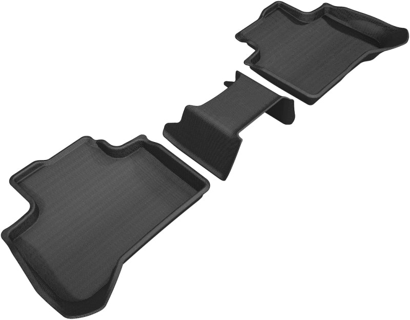 3D MAXpider 2018-2020 BMW X3 (G01)/X4 (G02) Kagu 2nd Row Floormats - Black L1BM09221509