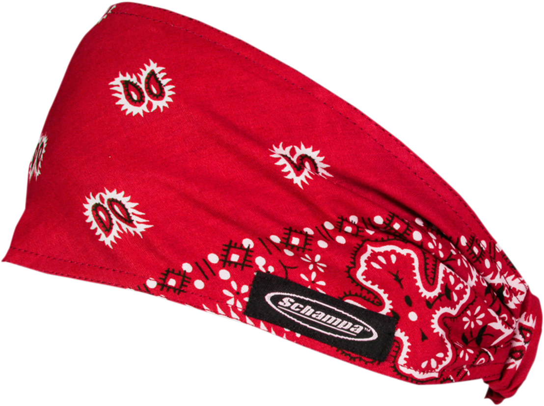 SCHAMPA & DIRT SKINS Mini Doo-Z Headwrap - Red Paisley DZ02-225