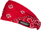 SCHAMPA & DIRT SKINS Mini Doo-Z Headwrap - Red Paisley DZ02-225