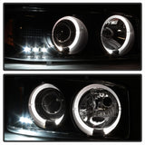 Spyder GMC Sierra 1500/2500/3500 99-06 Projector Headlights LED Halo LED Black PRO-YD-CDE00-HL-BK 5009357