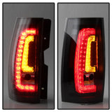 Spyder Chevy Suburban/Tahoe 07-14 V2 - Light Bar LED Tail Lights - Black ALT-YD-CSUB07V2-LED-BK 5083418