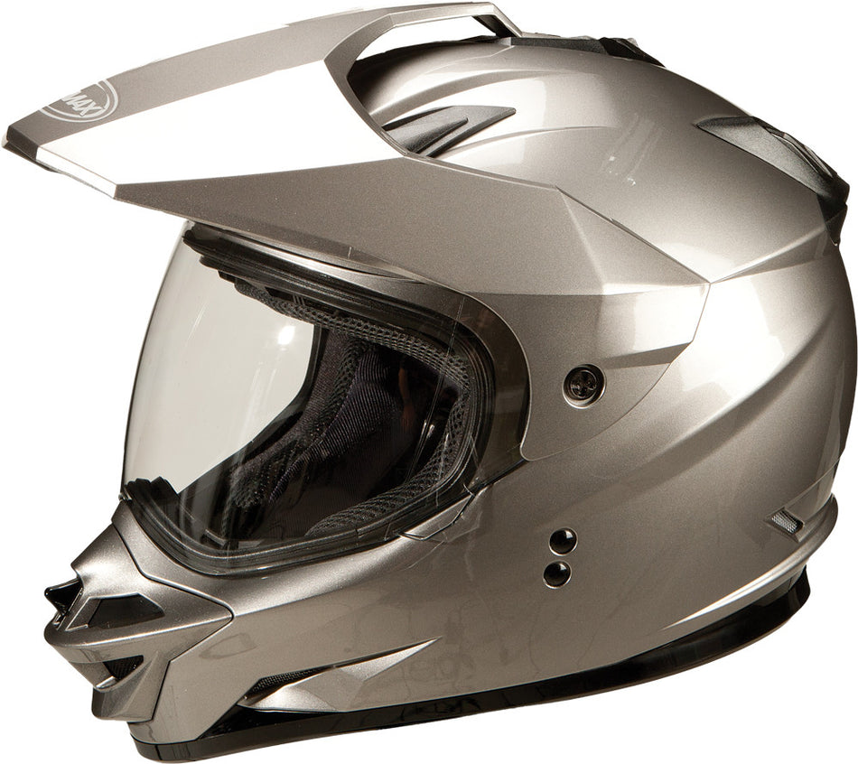 GMAX Gm-11d Dual Sport Helmet Titanium L G5110476