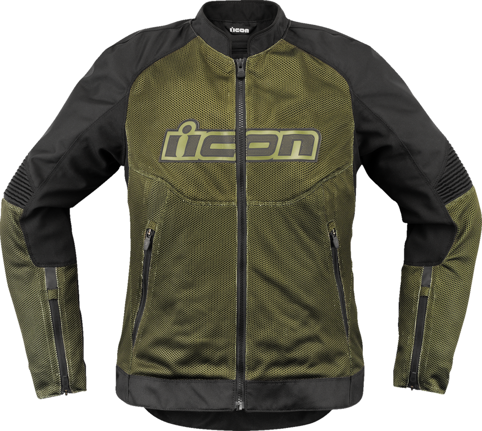 ICON Women's Overlord3 Mesh™ CE Jacket - Green - XL 2822-1589