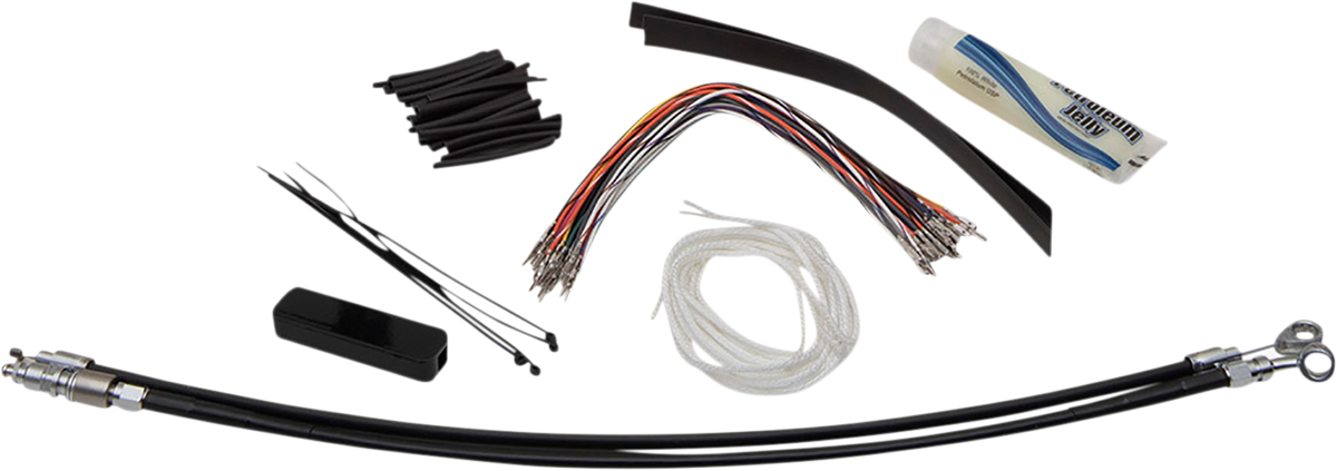 FAT BAGGERS INC. Installation Kit - Cable Clutch - 14" - Black 109114-B