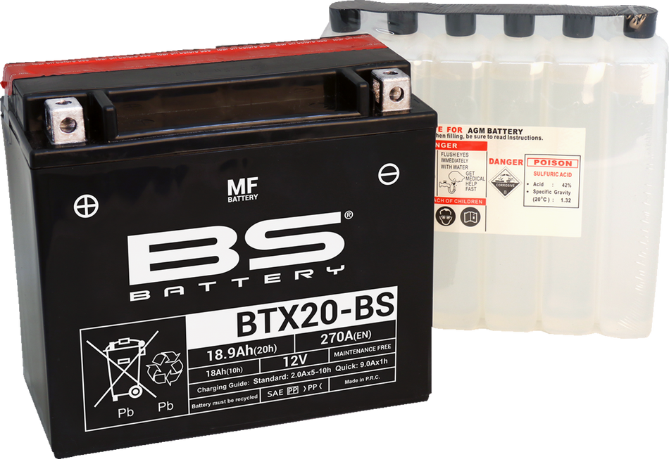 BS BATTERY Battery - BTX20-BS (YTX) 300611