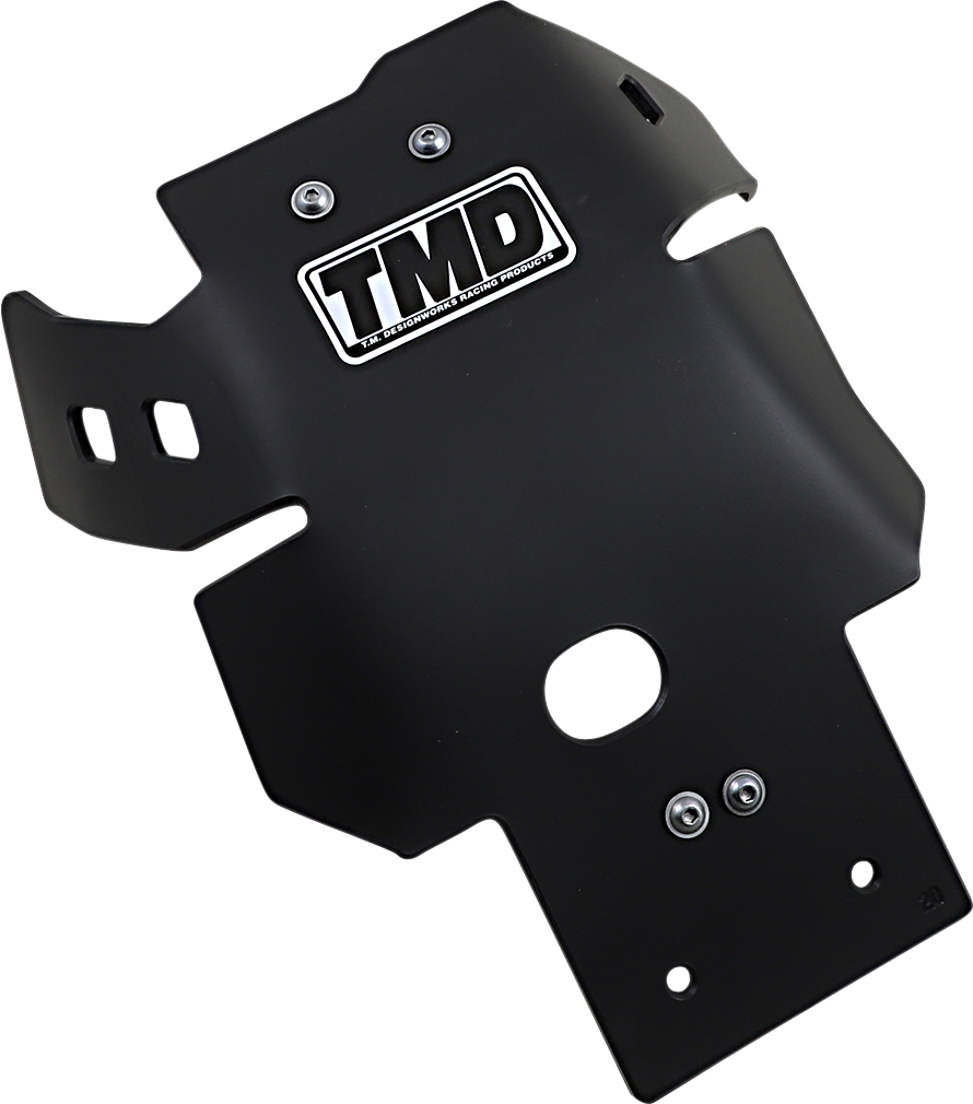 T.M. DESIGNWORKS Skid Plate - Black - YZ 125/125X YAMC-125-BK