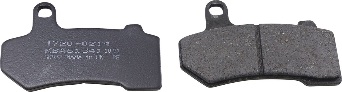 DRAG SPECIALTIES Organic Brake Pads - Harley-Davidson TRIKE APP S/B 09-13,19-21 FAD409 1720-0214