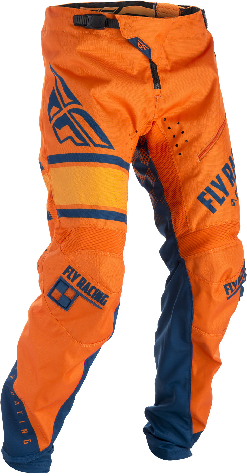FLY RACING Kinetic Era Bicycle Pants Orange/Navy Sz 18 371-02818