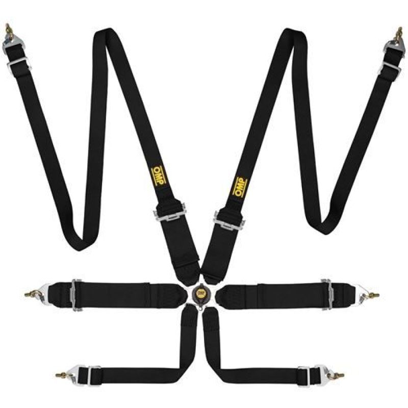 OMP First 3/2 Racing Harness Black DA0-0204-B02-071