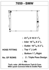 CSF 07-13 BMW M3 (E9X) Triple Pass Radiator 7059