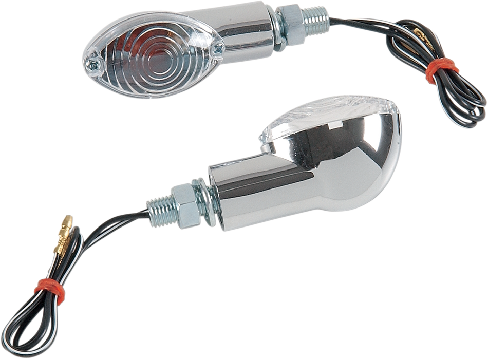 K&amp;S TECHNOLOGIES Ultra Mini Luces marcadoras - Cromo/Transparente 25-8356 