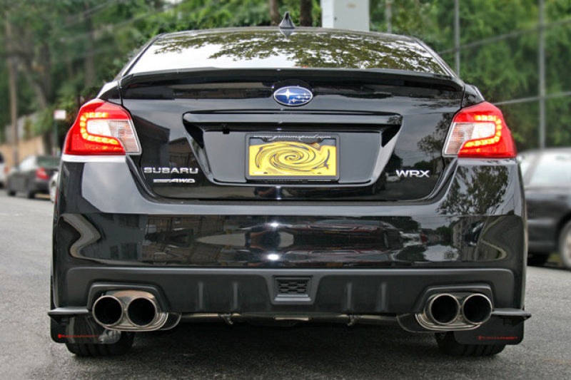 Rally Armor 15-21 Subaru WRX/STI (Sedan ONLY) Blue UR Mud Flap w/ White Logo MF32-UR-BL/WH