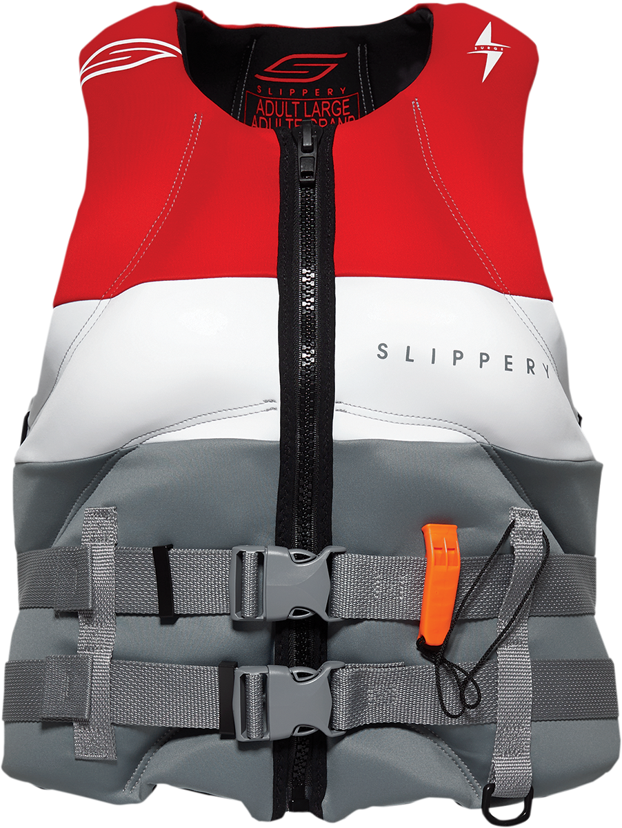 SLIPPERY Surge Neo Vest - Charcoal/Red - Medium 142414-10003021