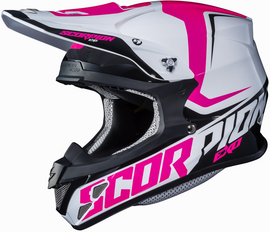SCORPION EXO Vx-R70 Off-Road Helmet Ozark Pink/White 2x 70-6827