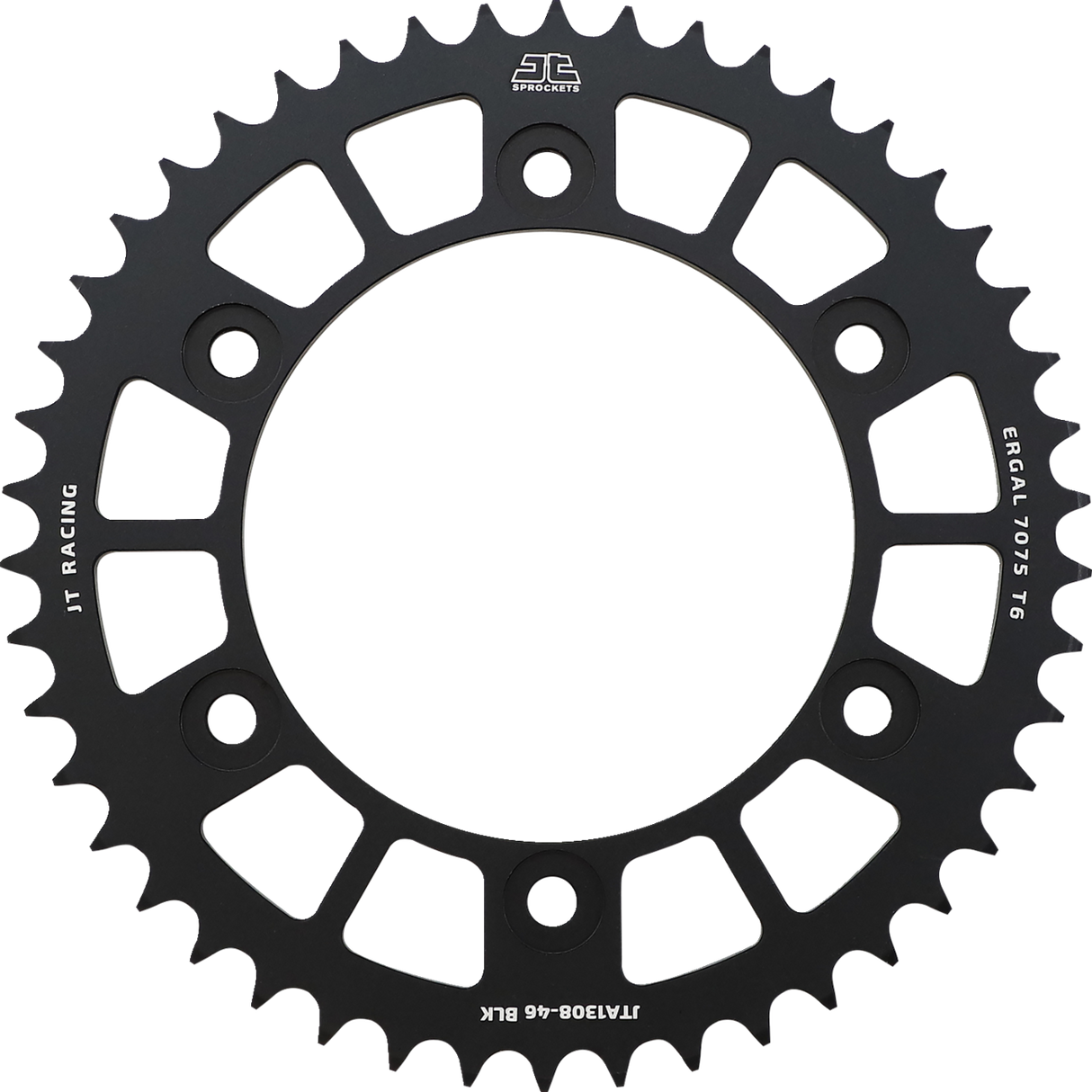 JT SPROCKETS Rear Sprocket - Honda - Black - 46 Tooth JTA1308.46BLK