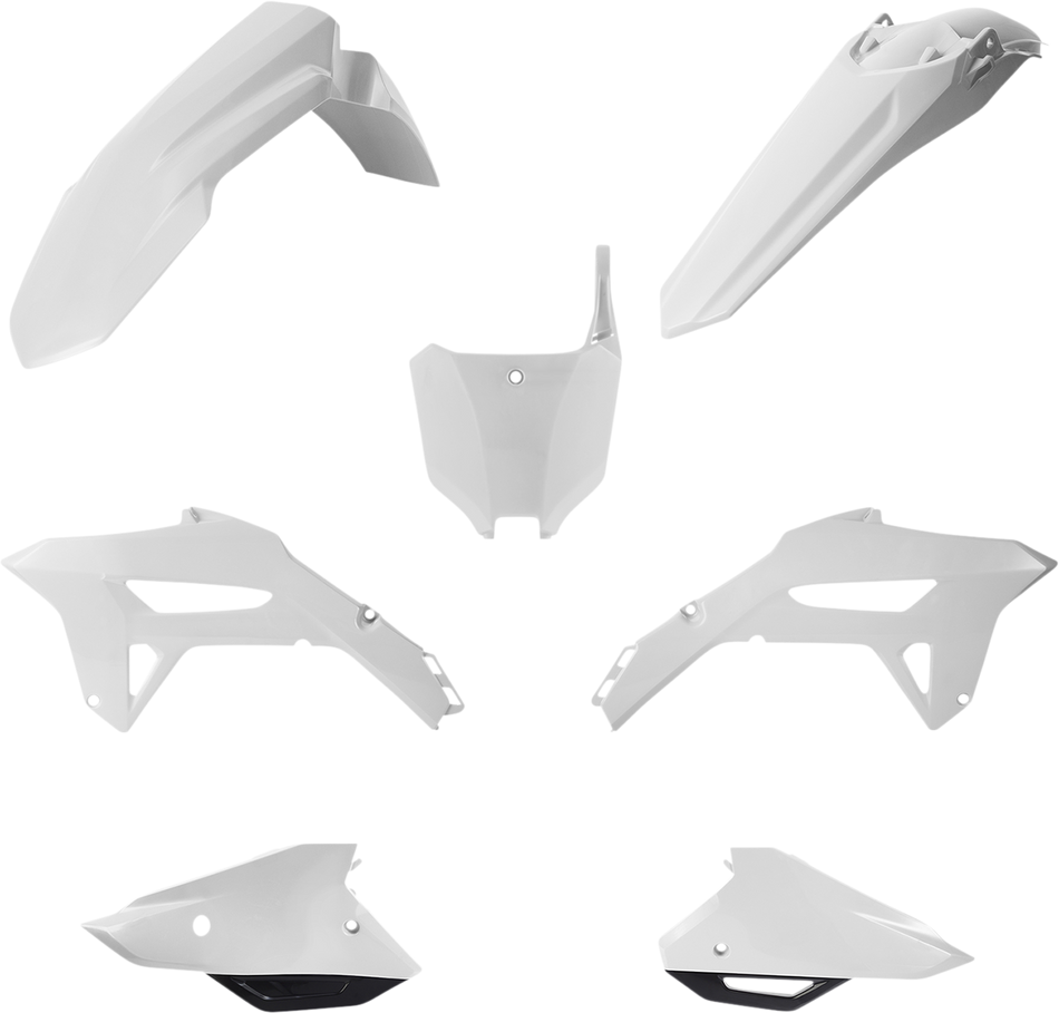 CYCRA Plastic Body Kit - Black/White CRF250R 2022-2023  / CRF450R 2021-2023  1CYC-9431-237