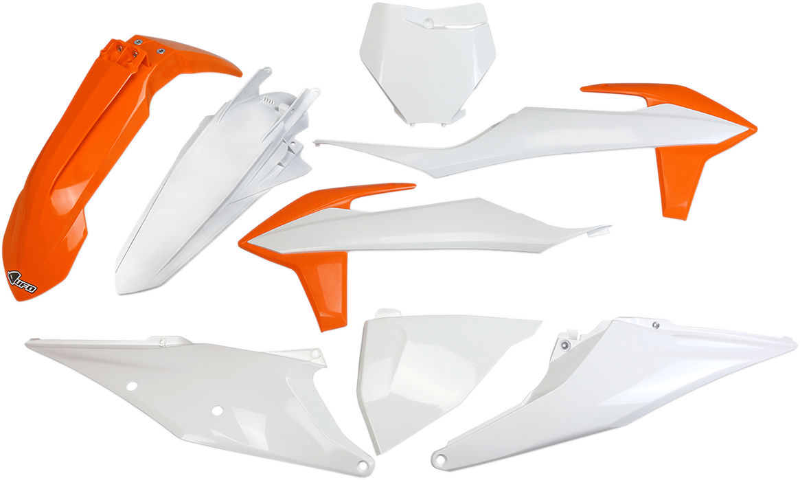 Kit de carrocería de repuesto UFO - OEM naranja/blanco KTKIT522999