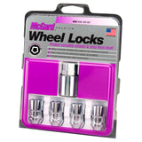 McGard Wheel Lock Nut Set - 4pk. (Cone Seat) M12X1.5 / 19mm & 21mm Dual Hex / 1.46in. L - Chrome 24137