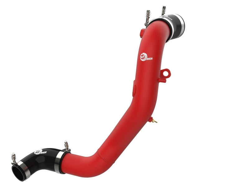 aFe Kia Stinger 18-22 V6-3.3L (tt) BladeRunner Cold Charge Pipe- Red 46-20509-R