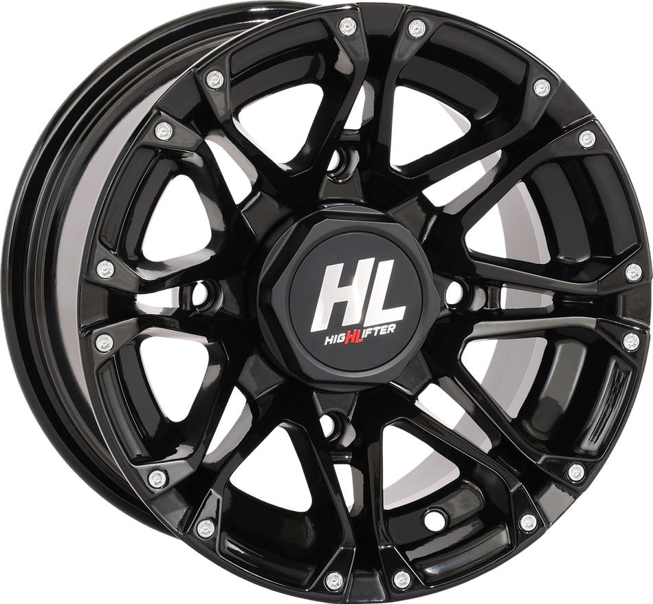 HIGH LIFTER Wheel - HL3 - Front/Rear - Gloss Black - 12x7 - 4/110 - 4+3 (+10 mm) 12HL03-1210