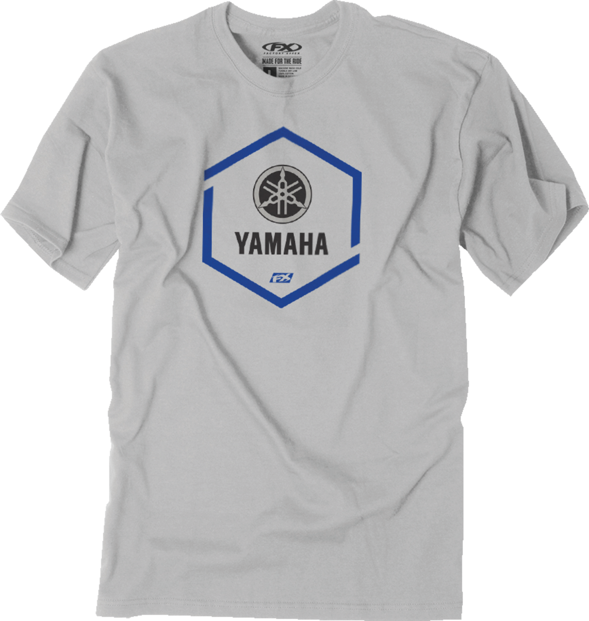 FACTORY EFFEX Yamaha Hexagon T-Shirt - Gray - 2XL 26-87208