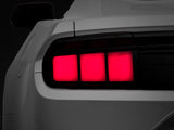 Raxiom 15-22 Ford Mustang Profile LED Tail Lights - Gloss Black Housing (Smoked Lens) 402183