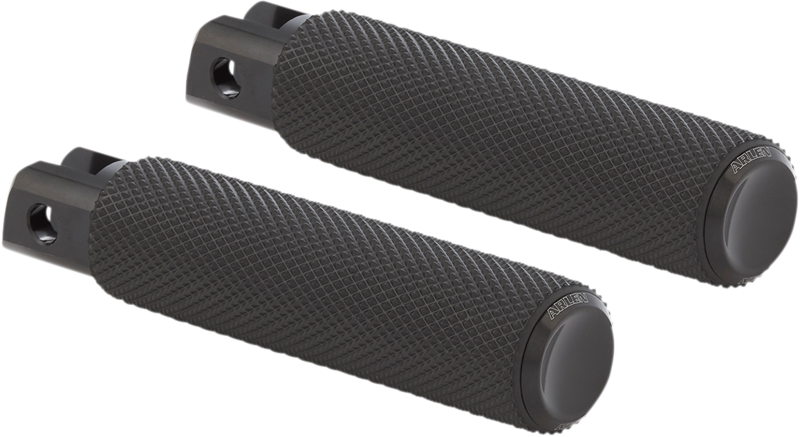 ARLEN NESS Passenger Knurled Footpegs - Black - FXDR 07-942