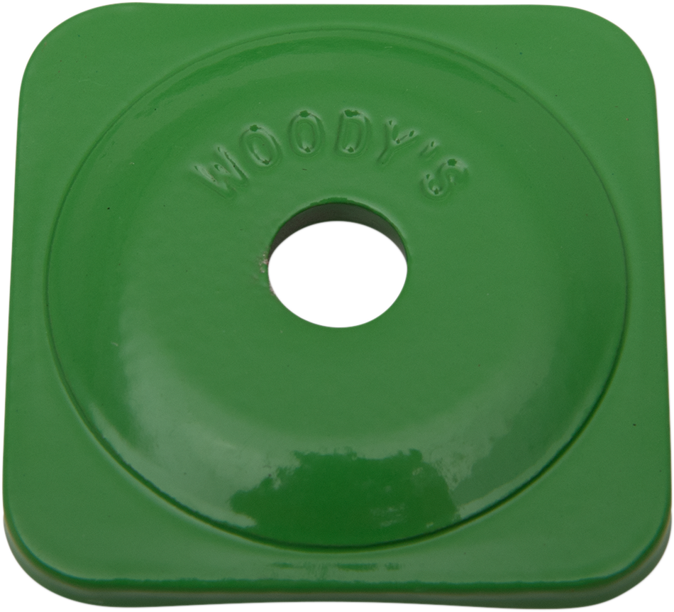 Placas de soporte WOODY'S - Verde - Cuadradas - Paquete de 48 ASG-3780-48 