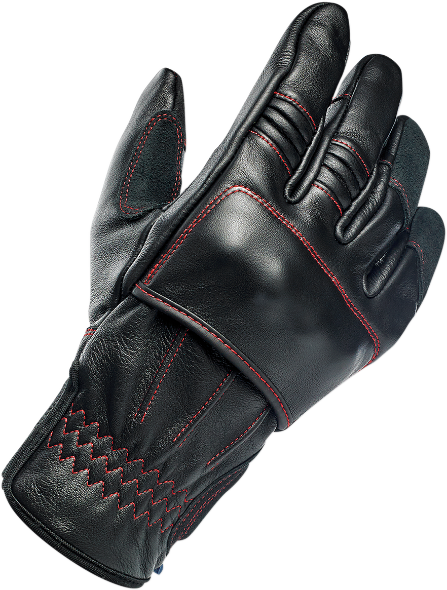 BILTWELL Belden Gloves - Redline - Large 1505-0108-304
