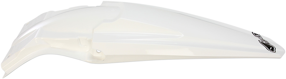 UFO MX Rear Fender - White KA04734-047