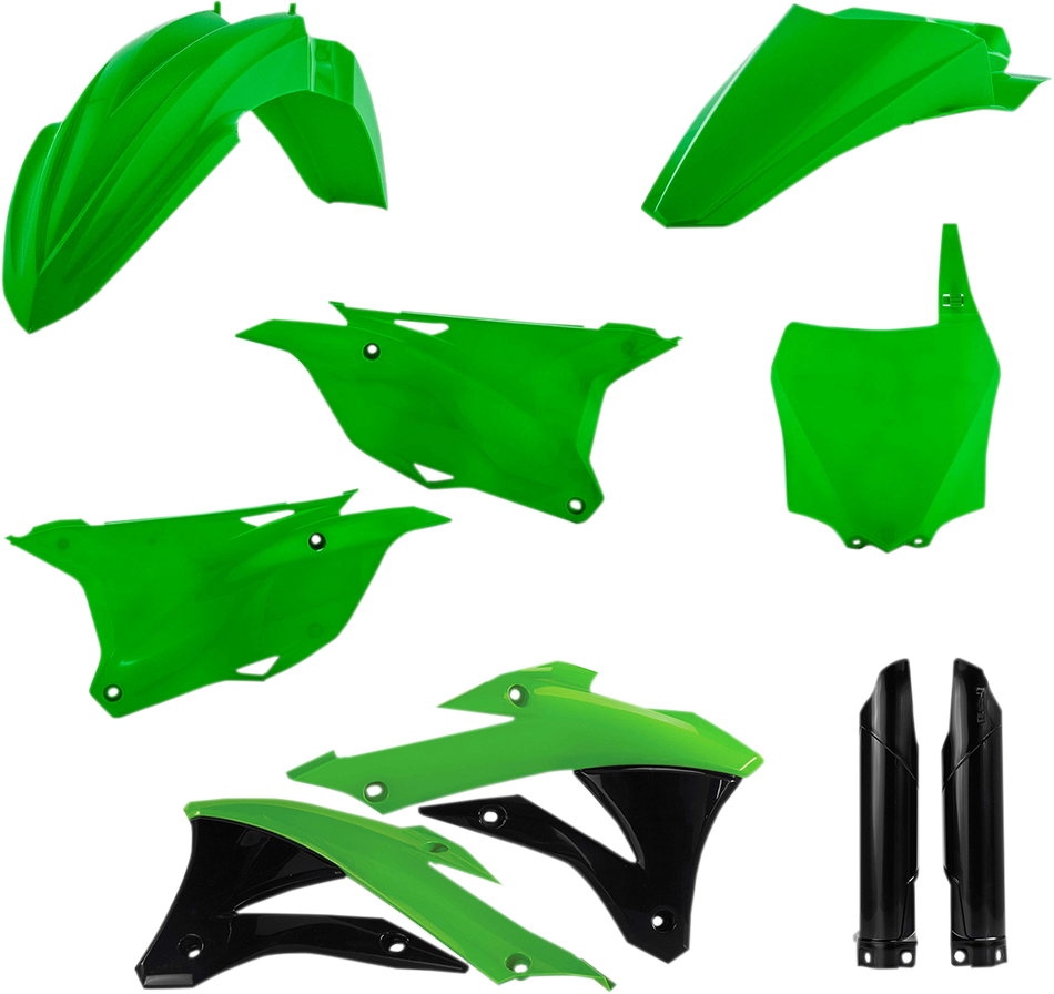 ACERBIS Full Replacement Body Kit - OEM Green/Black 2374116812