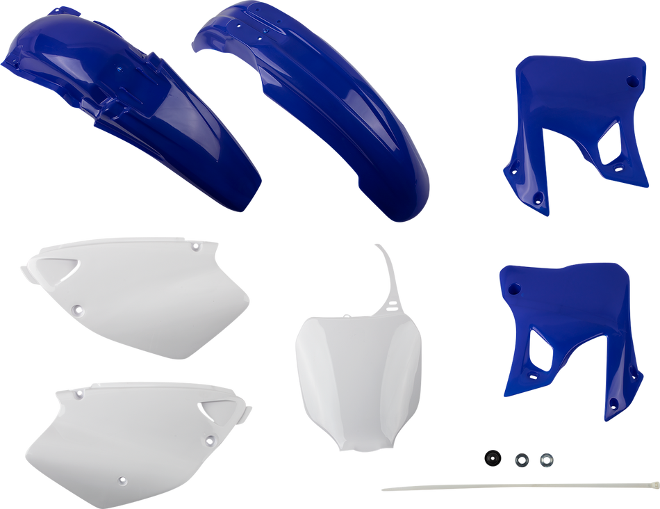 UFO Replacement Body Kit - OEM Blue/White ACTUALLY BODY KIT YZ125/250 2000-2001 YAKIT300-999