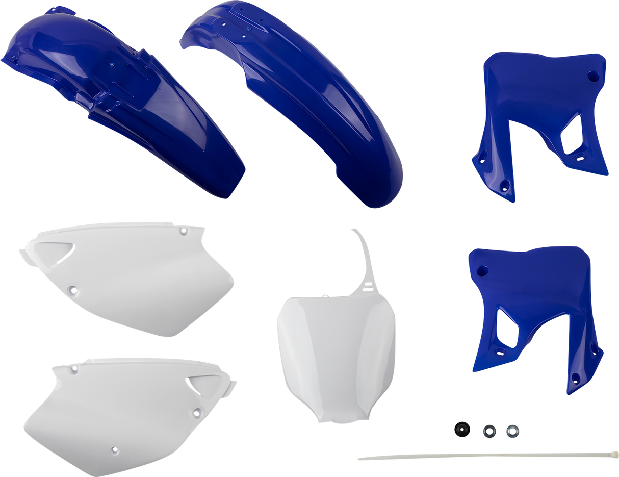 Kit de carrocería de repuesto UFO - OEM Azul/Blanco KIT DE CUERPO REAL YZ125/250 2000-2001 YAKIT300-999 