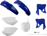 Kit de carrocería de repuesto UFO - OEM Azul/Blanco KIT DE CUERPO REAL YZ125/250 2000-2001 YAKIT300-999 