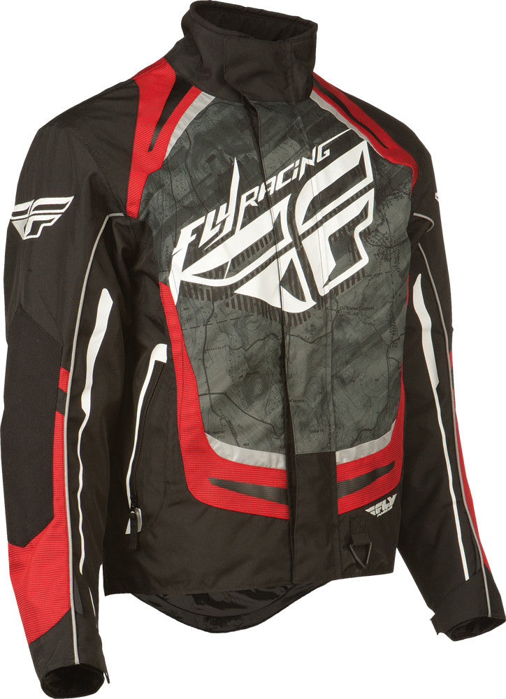 FLY RACING Snx Pro Jacket Black/Red 2x 470-2182~6