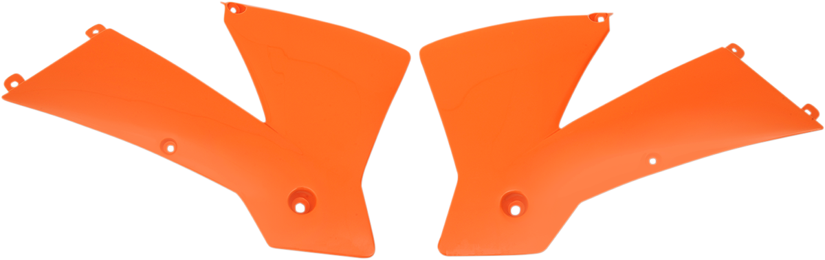 UFO Radiator Shrouds - KTM Orange KT03065127