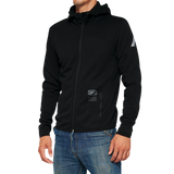 100% Viceroy Tech Zip Hoodie - Black - Large 20037-00002