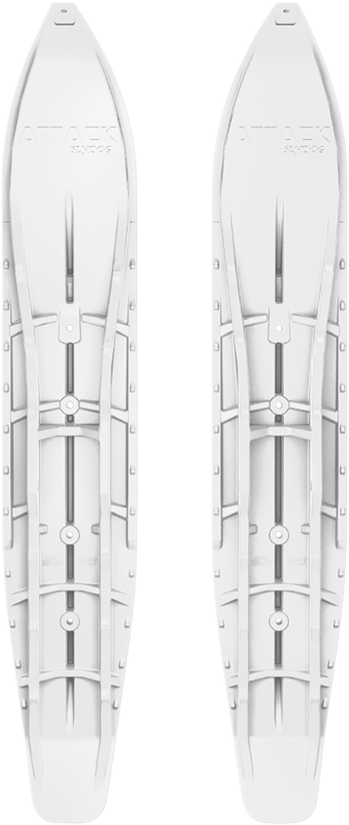 SLYDOG SKIS Attack Ski - White - 7" - Pair ATKSOLWHTLOPBLK