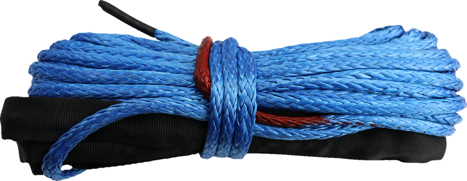 KFI PRODUCTS Cuerda para cabrestante - Sintética - Azul - 15/64" x 38' SYN23-B38