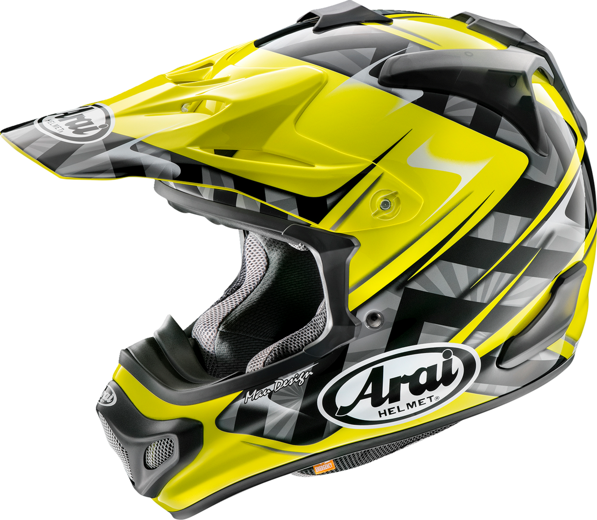 Casco ARAI VX-Pro4 - Scoop - Amarillo - Mediano 0110-8198 