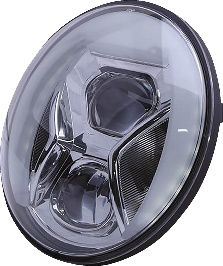 HIGHSIDER Adaptive Headlight - 7" - Chrome 226-002