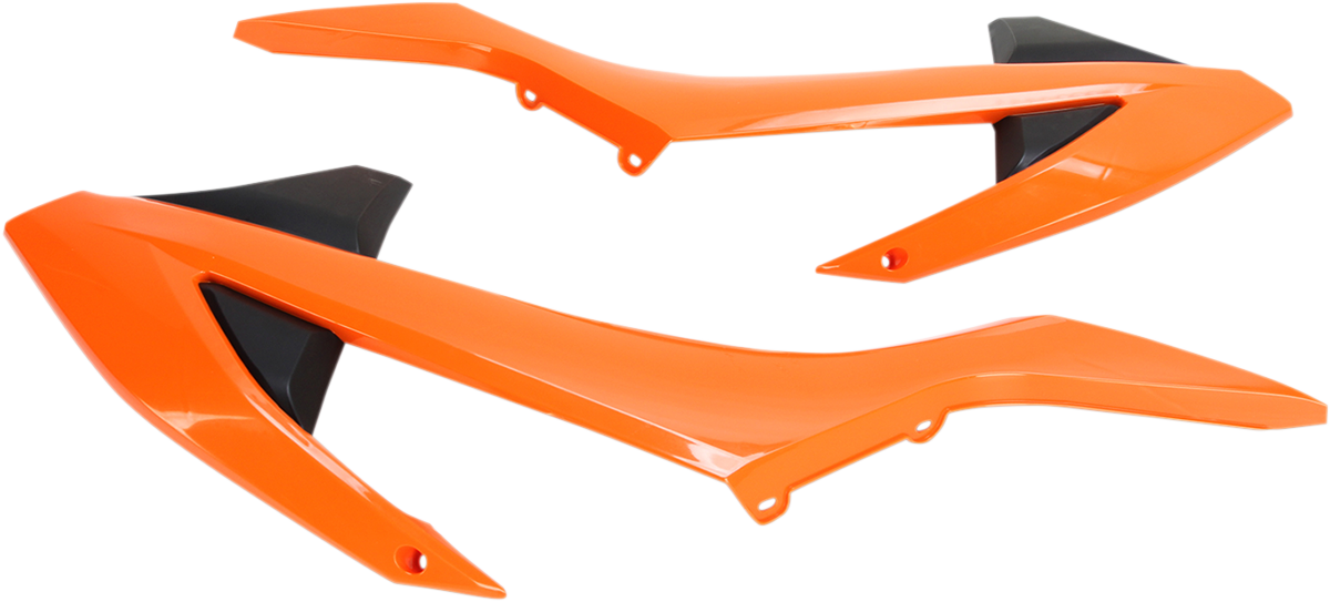 ACERBIS Radiator Shrouds - Orange/Black 2421085225