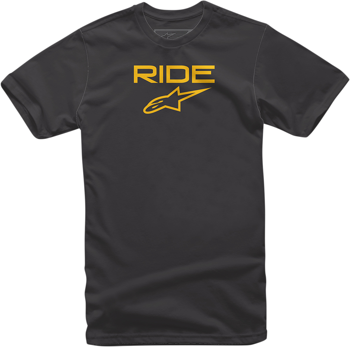 Camiseta ALPINESTARS Ride 2.0 - Negro/Amarillo - Grande 1038720001050L 