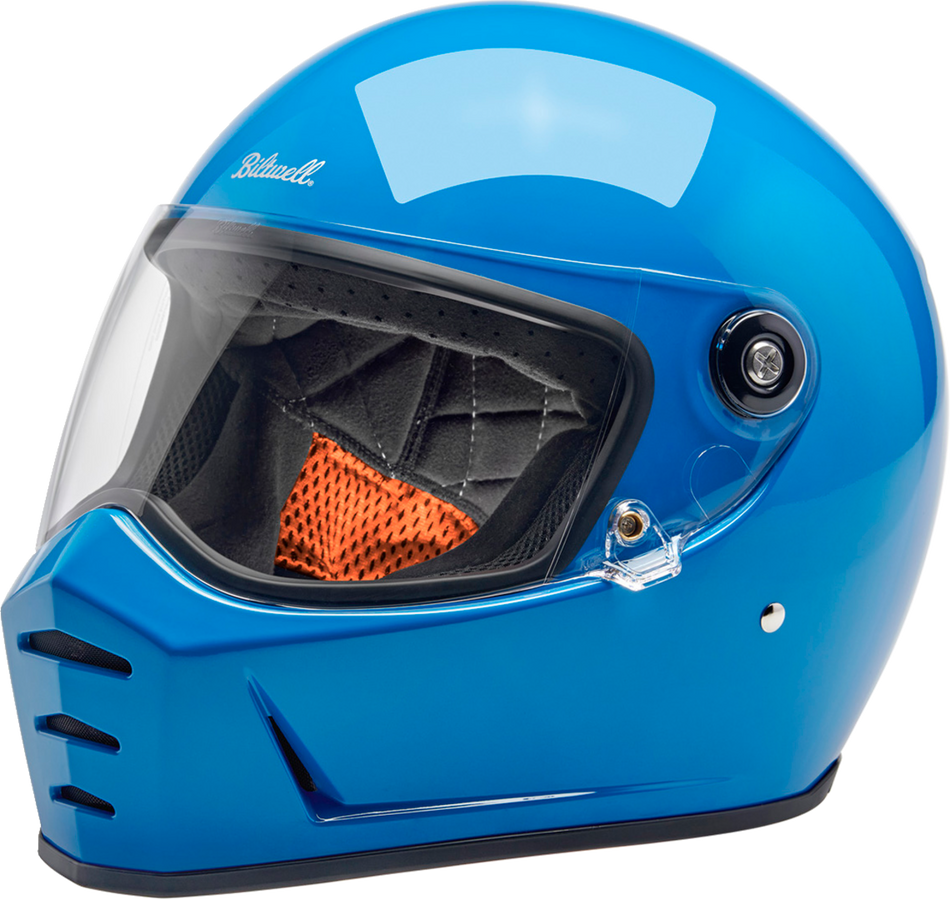 BILTWELL Lane Splitter Helmet - Gloss Tahoe Blue - 2XL 1004-129-506