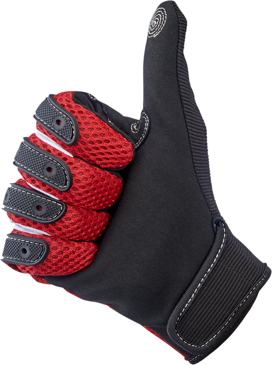 BILTWELL Anza Gloves - Red - Small 1507-0801-002