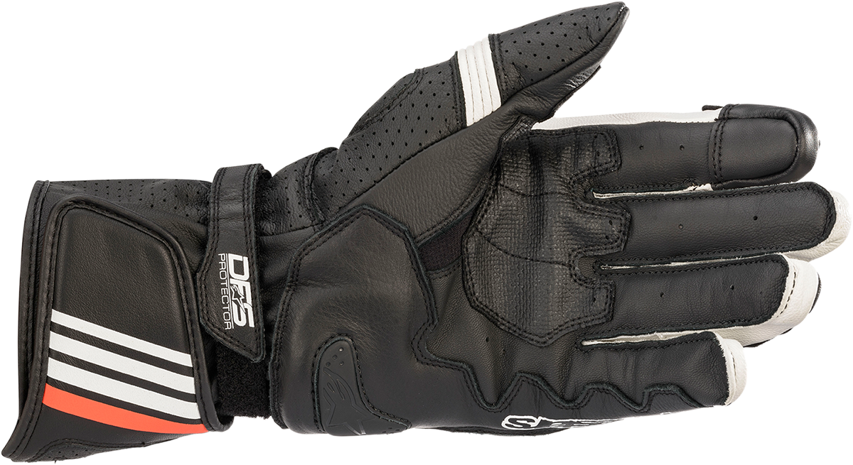 ALPINESTARS GP Plus R v2 Handschuhe – Schwarz/Weiß – Größe L 3556520-12-L